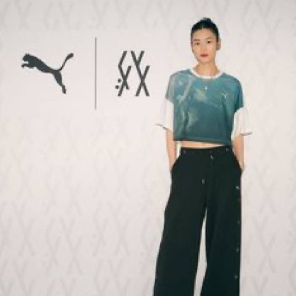 Puma x Liu Wen GFX Crop Tee